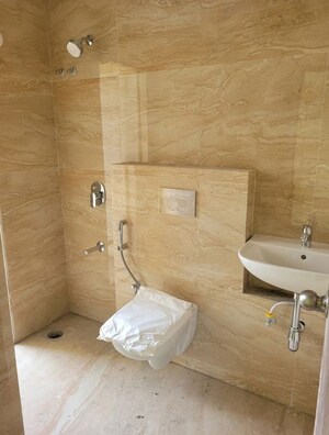 Bathroom in 1 BHK Apartment at Siddhi Highland Springs, Dhokali – for Rent