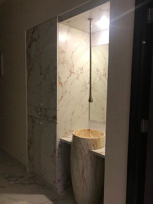 Bathroom in 4 BHK Apartment at Raheja Ridgewood, Goregaon East – for Rent