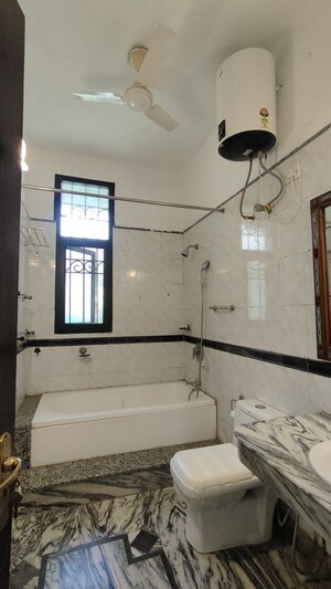 Bathroom in 4 BHK Independent House at Sushant Lok I – for Rent