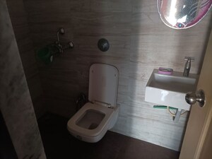 Bathroom in 1 BHK Apartment at Cosmos Classique, Ghodbunder Road – for Sale