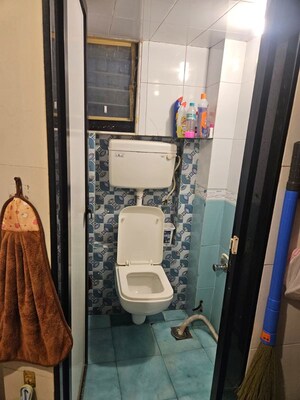 Bathroom in 1 BHK Apartment at Shreeji Aspire, Malad West – for Rent