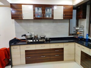 Kitchen in 3 BHK Apartment at Sargasan – for Sale