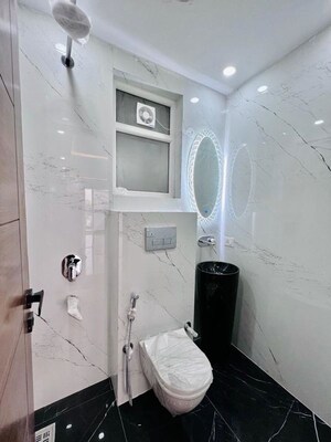 Bathroom in 3 BHK Builder Floor at New Industrial Township 5 – for Rent