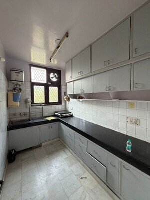 Kitchen in 3 BHK Builder Floor at Kalkaji – for Rent
