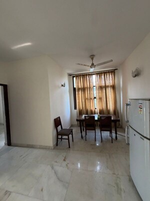 Dining area in 3 BHK Builder Floor at Kalkaji – for Rent