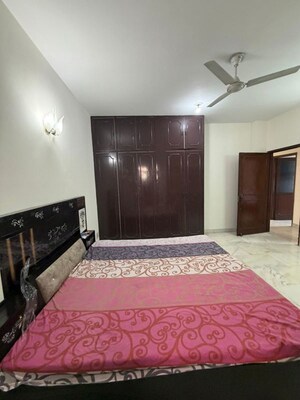 Bedroom in 3 BHK Builder Floor at Kalkaji – for Rent