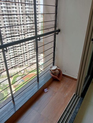 Balcony in 2 BHK Apartment at Runwal Eirene, Balkum Pada – for Rent
