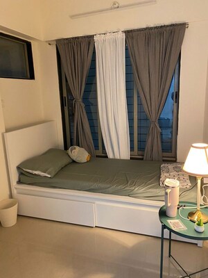 Bedroom in 1 BHK Apartment at City View Apartments, Lower Parel – for Rent