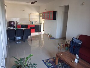 Living Room in 2.5 BHK Apartment at Adani The Meadows, Near Vaishno Devi Circle On Sg Highway – for Rent