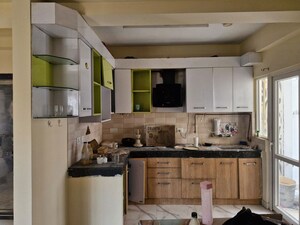 Kitchen in 3 BHK Apartment at Geotech Pristine Avenue, Sector 16c Greater Noida – for Rent