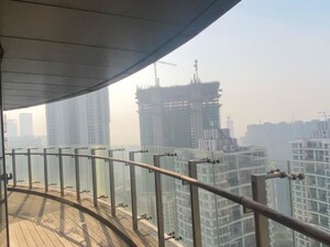 Balcony in 3 BHK Apartment at Lodha The World Towers World One Tier 2, Worli – for Rent