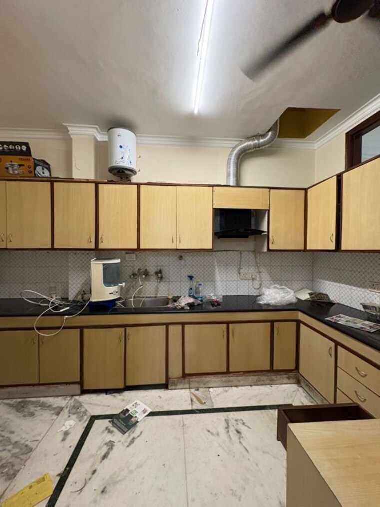 Kitchen, malviya nagar 3 Bedroom 1500 Sq.Ft. Builder Floor In Malviya Nagar Delhi 10319788