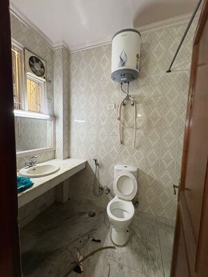 Bathroom in 3 BHK Builder Floor at Malviya Nagar – for Rent