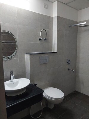 Bathroom in 3 BHK Apartment at BBD Green City Sun Breeze Apartments, Gomti Nagar – for Rent