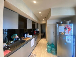 Kitchen in 3 BHK Apartment at Lodha World View, Worli – for Rent