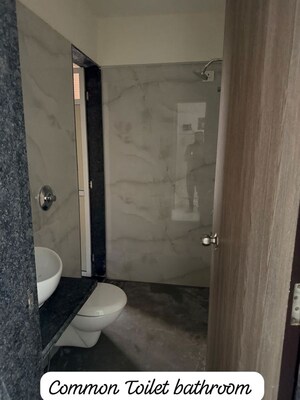 Bathroom in 2 BHK Apartment at Anant Metropolis Insignia Towers, Kasarvadavali – for Rent