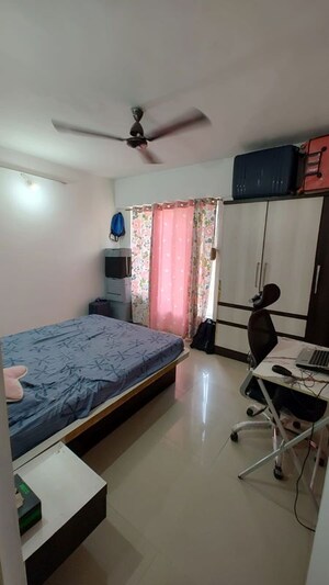 Bedroom in 2 BHK Apartment at Harit Shilp, Rahatani – for Rent