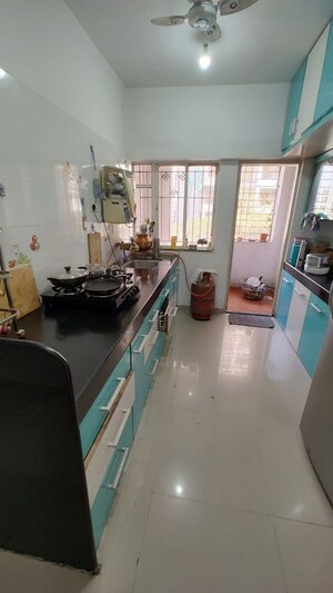 Kitchen in 2 BHK Apartment at Harit Shilp, Rahatani – for Rent