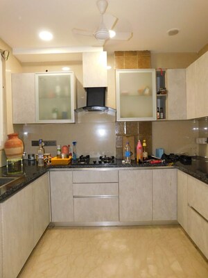 Kitchen in 3 BHK Builder Floor at East Of Kailash – for Rent