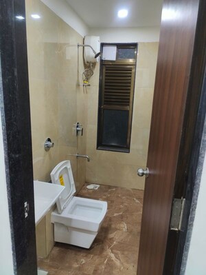 Bathroom in 2 BHK Apartment at Atul Horizon, Bhandup West – for Rent