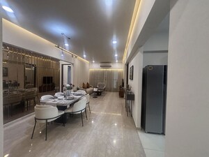 Dining area in 4 BHK Apartment at Godrej Blue, B L Saha Road – for Sale