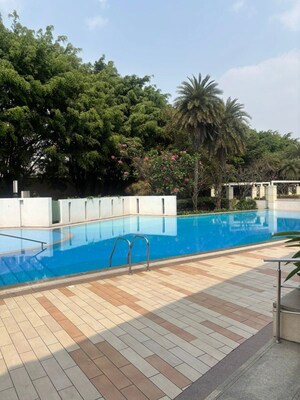 Swimming Pool in 3 BHK Apartment at Embassy Habitat, Palace Road – for Rent
