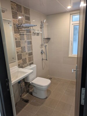 Attached Bathroom in 2.5 BHK Apartment at Adarsh Pinecourt, Chikkagubbi Village – for Rent