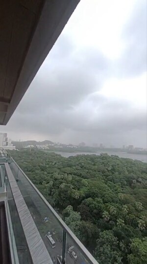 Balcony in 4 BHK Apartment at LnT Elixir Reserve, Powai – for Rent