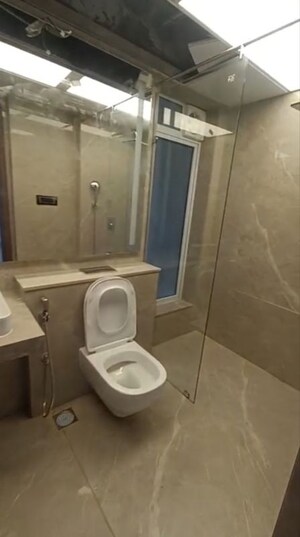 Bathroom in 4 BHK Apartment at LnT Elixir Reserve, Powai – for Rent