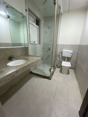 Bathroom in 4 BHK Apartment at Marvel Zephyr, Kharadi – for Rent