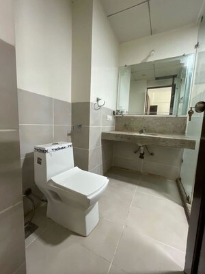 Bathroom in 4 BHK Apartment at Marvel Zephyr, Kharadi – for Rent