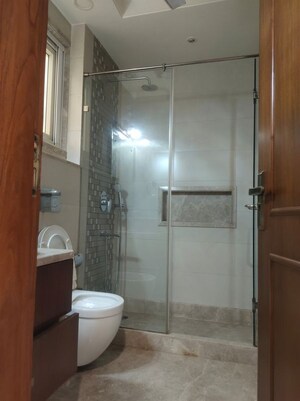 Bathroom in 4 BHK Builder Floor at New Friends Colony – for Rent