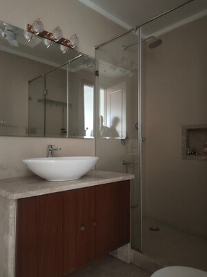 Bathroom in 4 BHK Builder Floor at New Friends Colony – for Rent