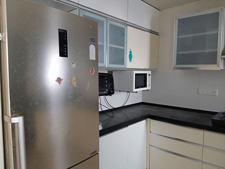 Kitchen, lunkad-sky-vie 3.5 Bedroom 1300 Sq.Ft. Apartment In Viman Nagar Pune 10320147