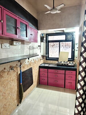 Kitchen in 2 BHK Apartment at Radha Shyam, Seawoods – for Rent