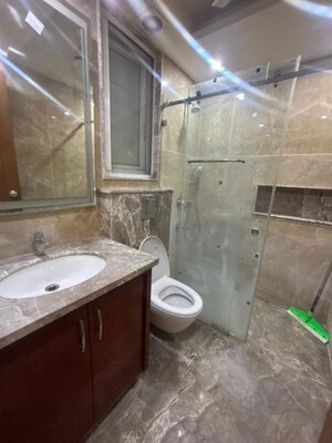 Kitchen in 3 BHK Builder Floor at Delhi Cantonment – for Rent