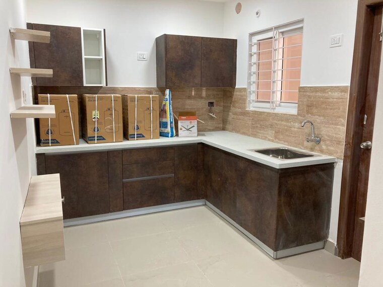 Kitchen, accurate-wind-chimes 3 Bedroom 1645 Sq.Ft. Apartment In Gachibowli Hyderabad 10320208