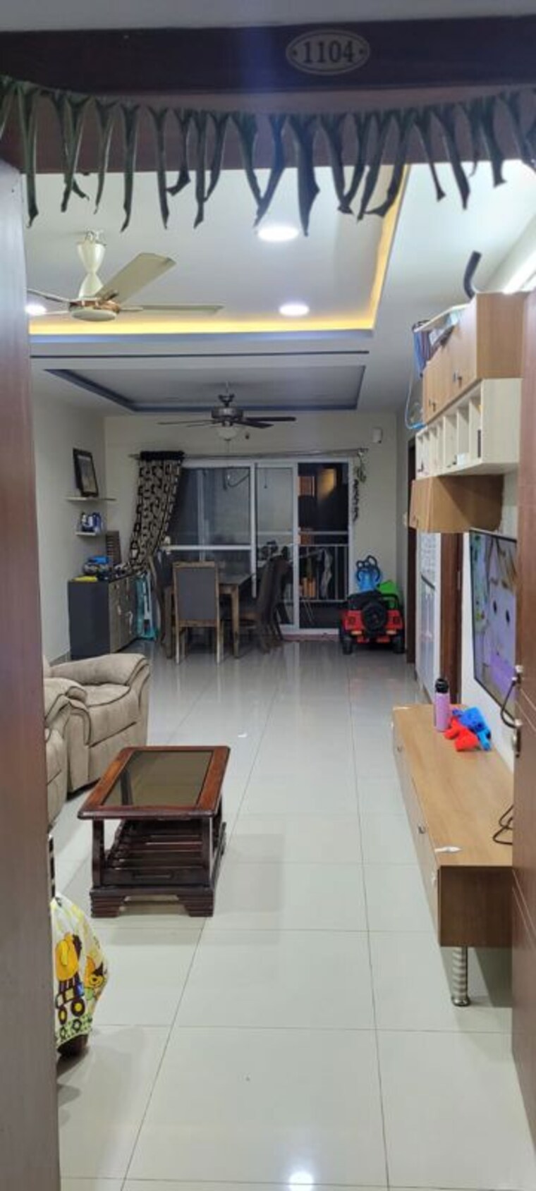 Living Room, accurate-wind-chimes 3 Bedroom 1645 Sq.Ft. Apartment In Gachibowli Hyderabad 10320208