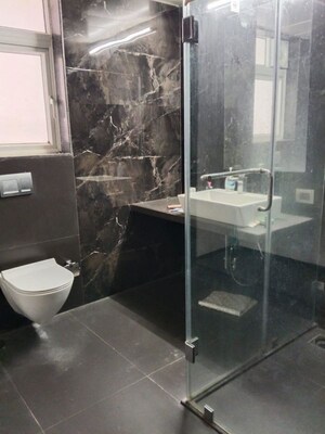 Bathroom in 4 BHK Apartment at Naiknavare Eminence Saga, Viman Nagar – for Rent