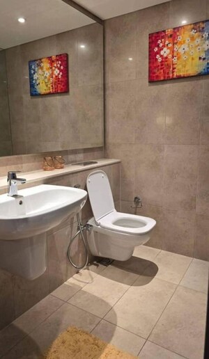 Bathroom in 4 BHK Apartment at Naiknavare Eminence Saga, Viman Nagar – for Rent