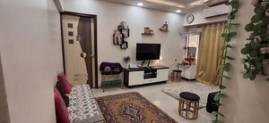 Living Room in 2 BHK Apartment at Gurukrupa Marina Enclave, Malad West – for Sale