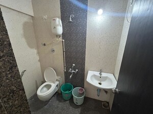 Bathroom in 2 BHK Apartment at Saakshi Parvasaakshi, Pimple Saudagar – for Rent