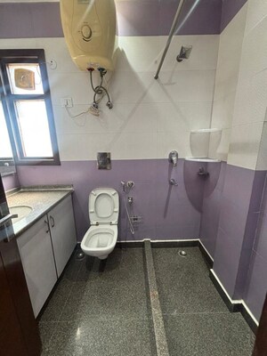 Bathroom in 3 BHK Builder Floor at Greater Kailash I – for Rent