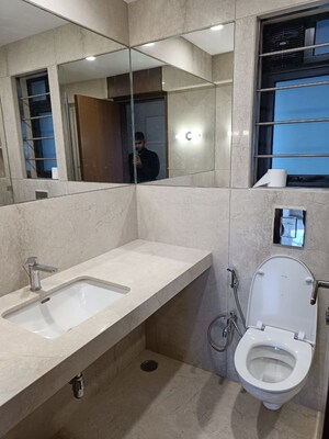 Bathroom in 3 BHK Apartment at Godrej Platinum Mumbai, Vikhroli East – for Rent