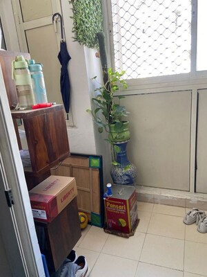 Balcony in 2.5 BHK Apartment at Antriksh Golf View - II, Sector 78 – for Rent