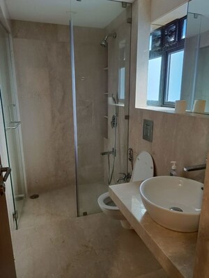 Bathroom in 3 BHK Apartment at Godrej Platinum Mumbai, Vikhroli East – for Rent