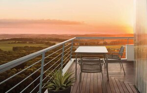 Balcony in 3.5 BHK Apartment at Godrej Meridien, Sector 106 – for Sale