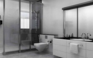 Attached Bathroom in 3.5 BHK Apartment at Godrej Meridien, Sector 106 – for Sale