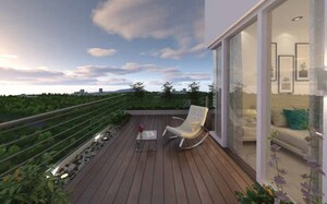 Balcony in 3.5 BHK Apartment at Godrej Meridien, Sector 106 – for Sale