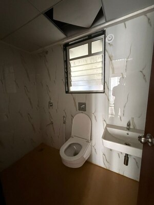 Bathroom in 2 BHK Apartment at Krisala 41 Cosmo, Tathawade – for Rent
